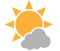 A mix of sun and cloud (0%)